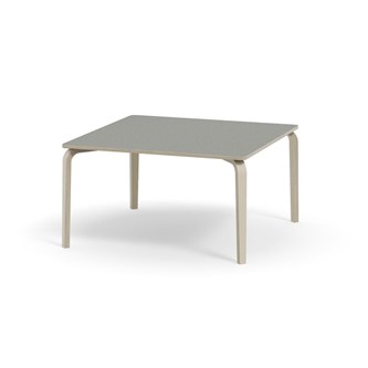 Arcus bord linoleum hvidpig. birk 120x120 cm