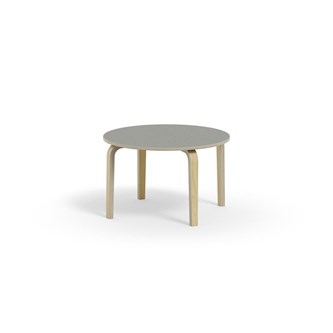 Arcus bord linoleum birk Ø90 cm