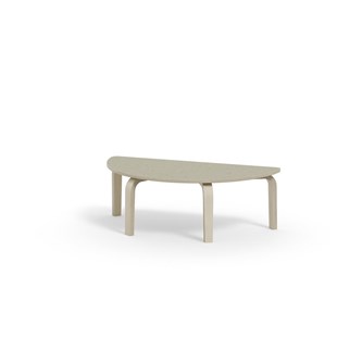 Arcus bord linoleum birk halvrundt 120-60 cm