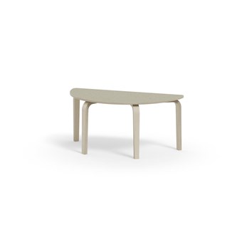 Arcus bord linoleum birk halvrundt 120-60 cm