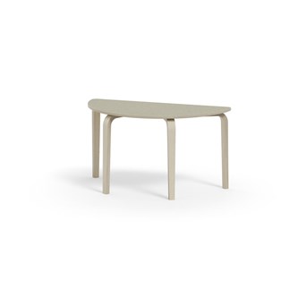 Arcus bord linoleum birk halvrundt 120-60 cm