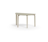 Arcus bord linoleum hvidpig. birk halvrundt 120-60 cm