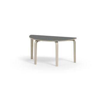 Arcus bord linoleum birk halvrundt 120-60 cm