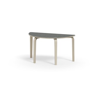 Arcus bord linoleum birk halvrundt 120-60 cm