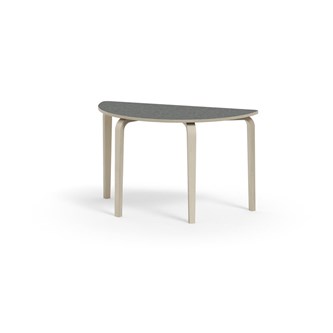 Arcus bord linoleum birk halvrundt 120-60 cm
