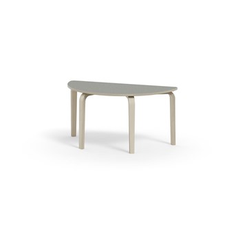 Arcus bord linoleum birk halvrundt 120-60 cm