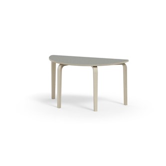 Arcus bord linoleum birk halvrundt 120-60 cm
