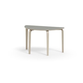Arcus bord linoleum birk halvrundt 120-60 cm