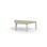 Arcus bord linoleum hvidpig. birk halvrundt 120-80 cm