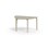 Arcus bord linoleum hvidpig. birk halvrundt 120-80 cm