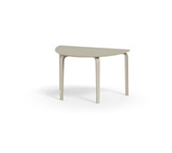 Arcus bord linoleum hvidpig. birk halvrundt 120-80 cm