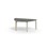 Arcus bord linoleum hvidpig. birk halvrundt 120-80 cm