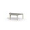 Arcus bord linoleum hvidpig. birk halvrundt 120-80 cm