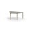 Arcus bord linoleum hvidpig. birk halvrundt 120-80 cm
