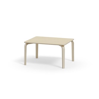 Arcus FSC bord HT hvidpig. birk 100x80 cm