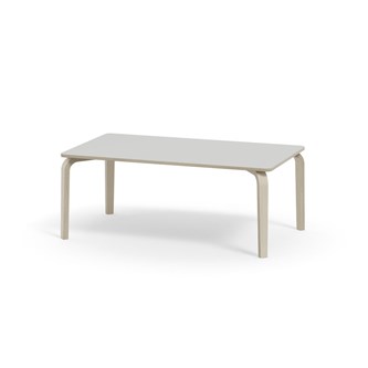 Arcus bord akustiklaminat hvidpig. birk 140x80 cm