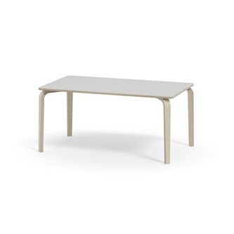 Arcus bord akustiklaminat hvidpig. birk 140x80 cm
