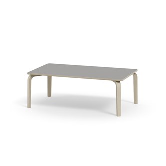 Arcus bord akustiklaminat hvidpig. birk 140x80 cm