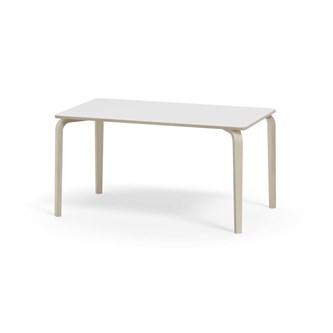Arcus bord akustiklaminat hvidpig. birk 140x80 cm