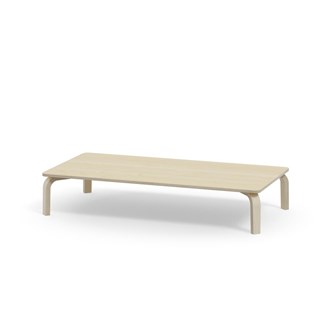 Arcus bord akustiklaminat hvidpig. birk 160x80 cm