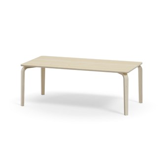 Arcus bord akustiklaminat hvidpig. birk 160x80 cm