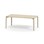 Arcus bord akustiklaminat hvidpig. birk 160x80 cm