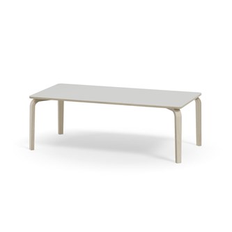 Arcus bord akustiklaminat hvidpig. birk 160x80 cm