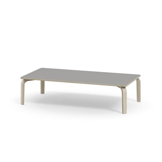 Arcus bord akustiklaminat hvidpig. birk 160x80 cm