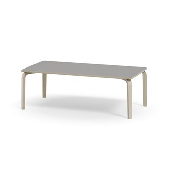 Arcus bord akustiklaminat hvidpig. birk 160x80 cm