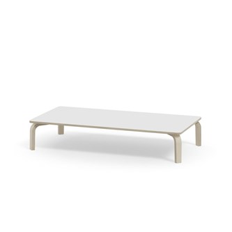 Arcus bord akustiklaminat hvidpig. birk 160x80 cm
