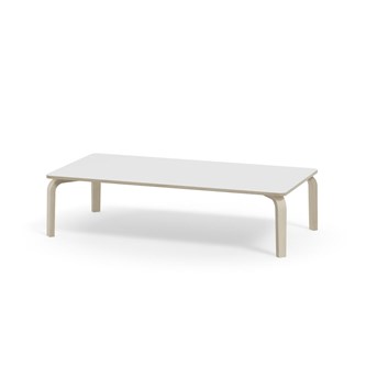 Arcus bord akustiklaminat hvidpig. birk 160x80 cm