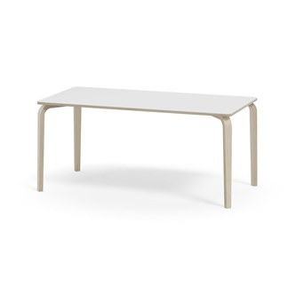Arcus bord akustiklaminat hvidpig. birk 160x80 cm