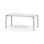 Arcus bord akustiklaminat hvidpig. birk 160x80 cm