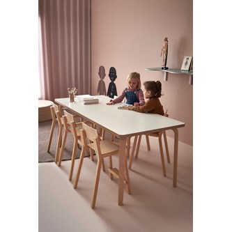 Arcus FSC bord akustiklaminat hvidpig. birk 120x120 cm