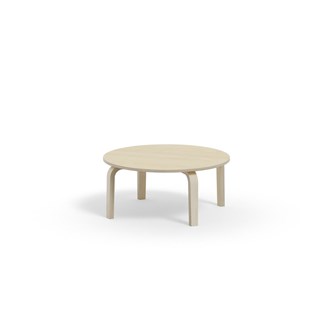 Arcus bord HT hvidpig. birk Ø90 cm