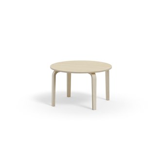 Arcus bord HT hvidpig. birk Ø90 cm