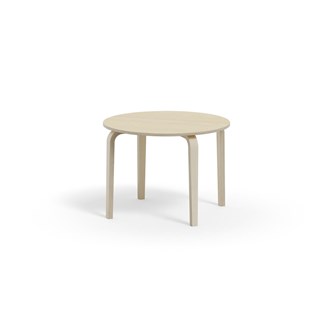 Arcus bord HT hvidpig. birk Ø90 cm