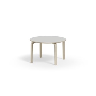 Arcus bord HT hvidpig. birk Ø90 cm