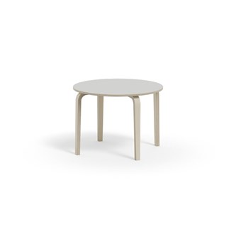 Arcus bord HT hvidpig. birk Ø90 cm