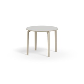 Arcus bord HT hvidpig. birk Ø90 cm