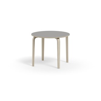 Arcus bord HT hvidpig. birk Ø90 cm