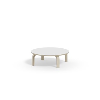 Arcus bord HT hvidpig. birk Ø90 cm