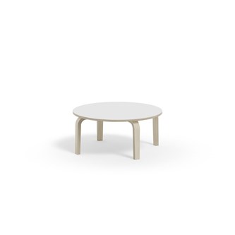 Arcus bord HT hvidpig. birk Ø90 cm
