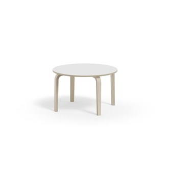 Arcus bord HT hvidpig. birk Ø90 cm
