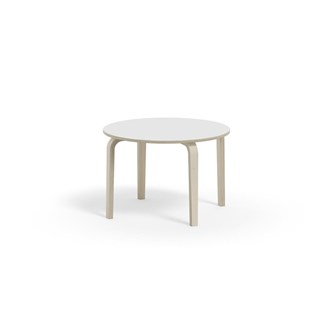 Arcus bord HT hvidpig. birk Ø90 cm