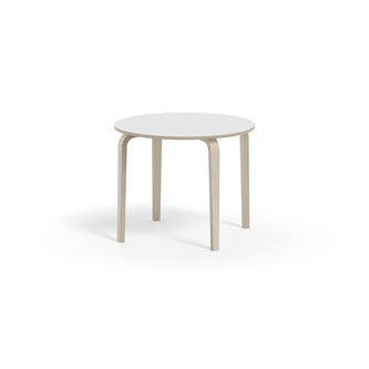 Arcus bord HT hvidpig. birk Ø90 cm