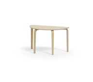 Arcus bord HT birk halvrundt 120-60 cm
