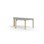 Arcus bord HT birk halvrundt 120-60 cm