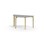 Arcus bord HT birk halvrundt 120-60 cm