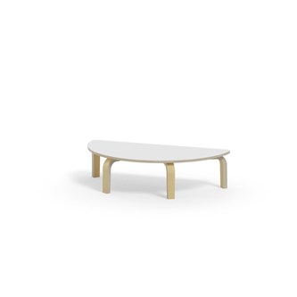 Arcus bord HT birk halvrundt 120-60 cm